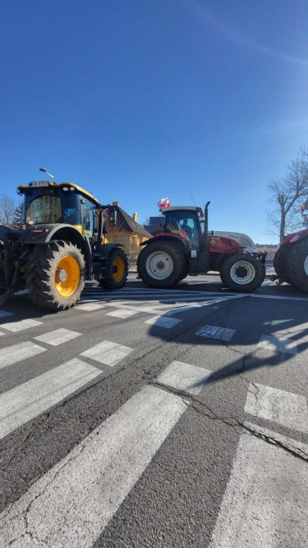 Protest rolników w Opolu w środę 19 marca 2025 roku