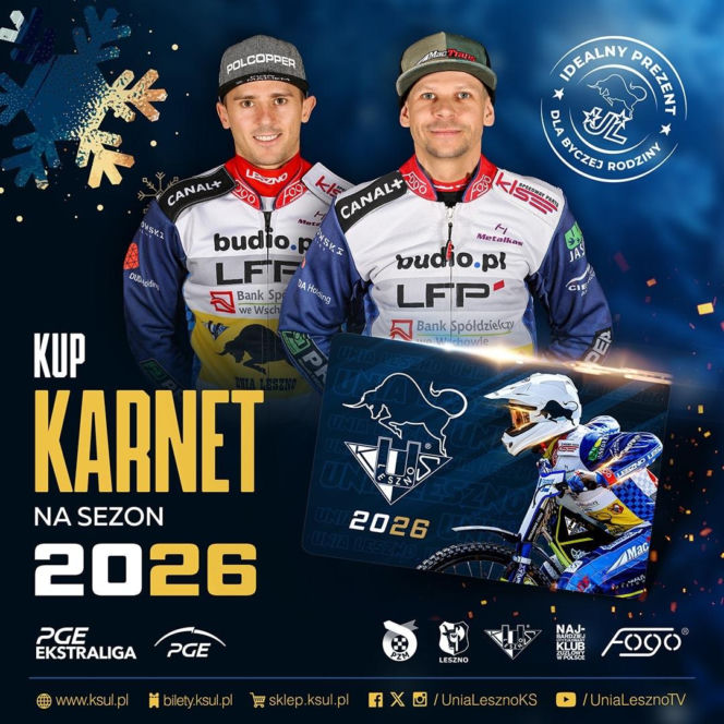 Dziś rusza sprzedaż karnetów na mecze Unii Leszno w sezonie 2026. Po ile i dla kogo taniej?