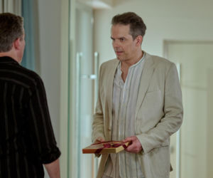 Na Wspólnej odc. 4114. Weronika (Renata Dancewicz), Sebastian Petrus (Robert Jarociński), Lew Nalepa (Przemysław Sadowski)