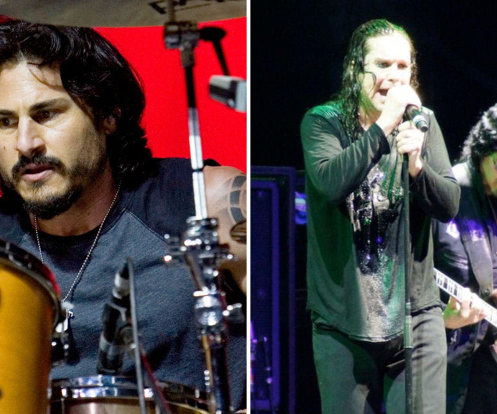 Perkusista Brad Wilk. Obok na miniaturze Ozzy Osbourne i Tony Iommi. O pracy nad albumem 13 przeczytasz na EskaRock.