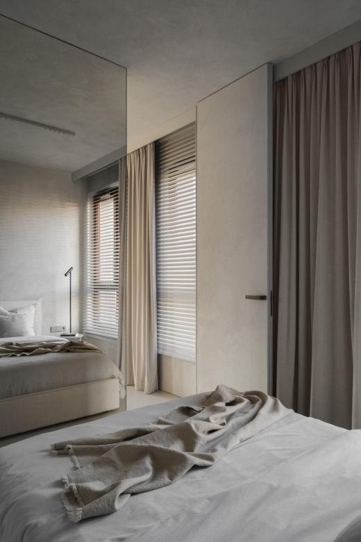 Minimalistyczne mieszkanie architektki