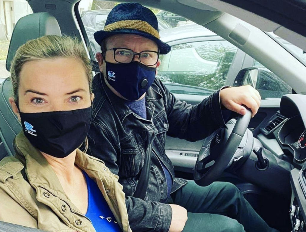 Monika i Zbigniew Zamachowscy w Audi Q5