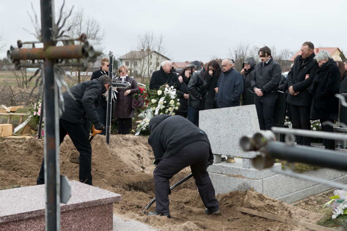 Pogrzeb Grażyny K. w Borzęcinie
