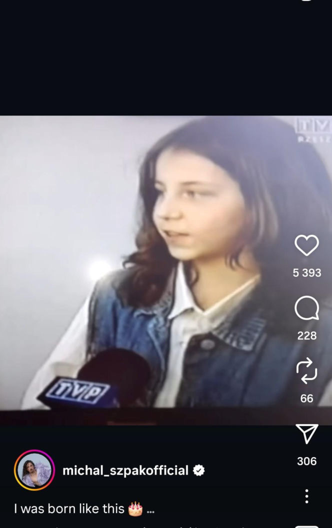 Tak Michał Szpak wyglądał jako trzynastolatek. Piosenkarz już wtedy miał zadatki na wielką gwiazdę