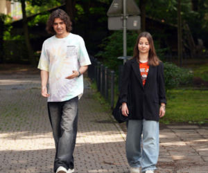 Barwy szczęścia, odc. 3287. Ewa (Gabriela Ziembicka), Romeo (Jacek Tyszkiewicz)