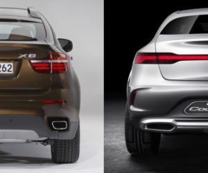 Mercedes-Benz Concept Coupe SUV kontra BMW X6