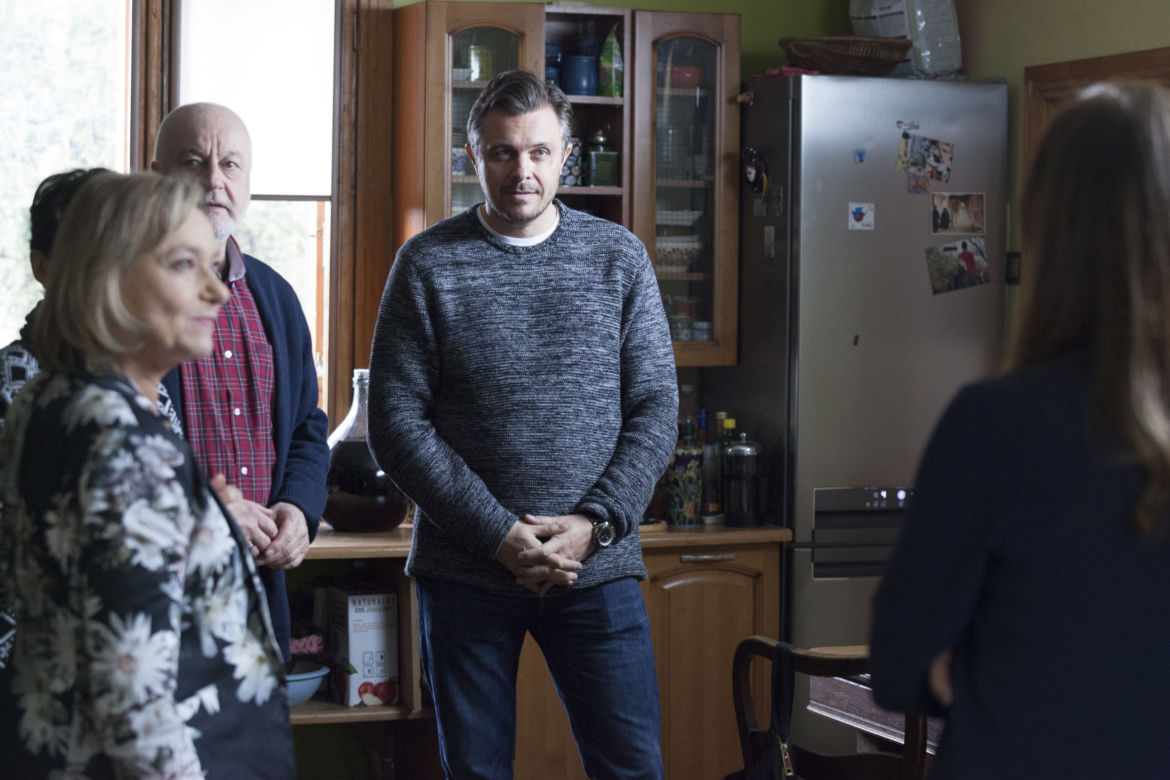 Przyjaciółki 7 sezon odc. 76 Jasiek (Marek Bukowski), Bożena (Anna Tomaszewska), Kazimierz (Jerzy Schejbal)