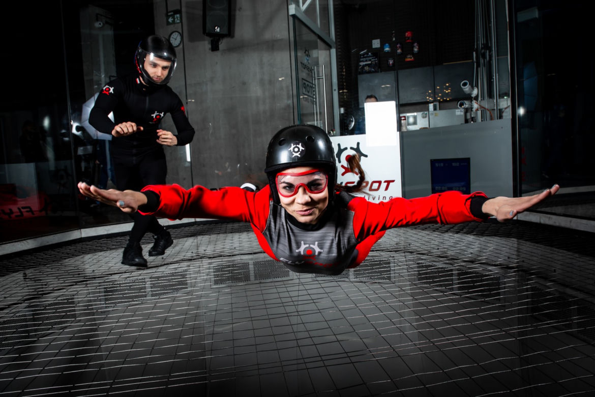 Flyspot -tunel aerodynamiczny