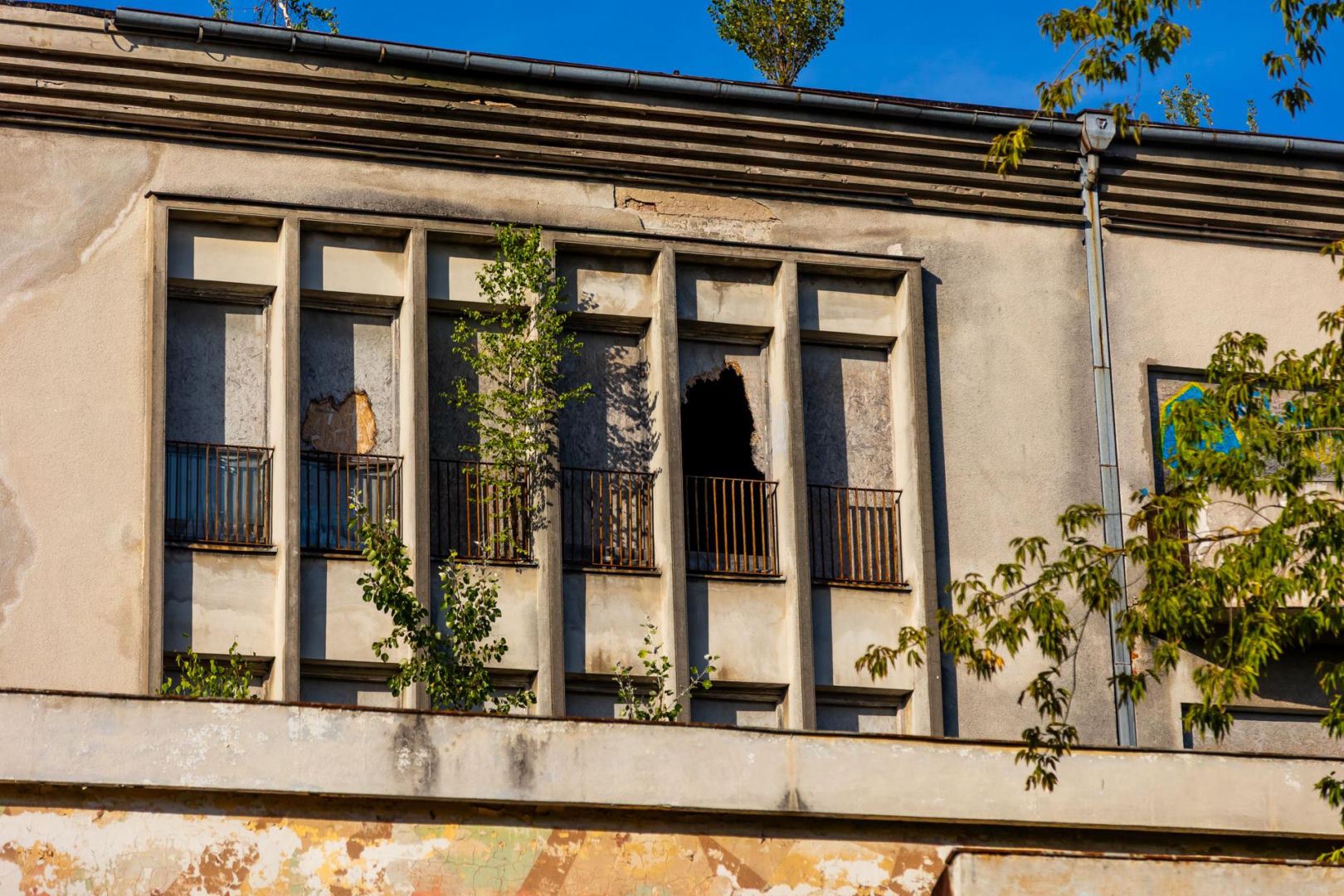 Opuszczone sanatorium wojskowe Wiarus w Ciechocinku