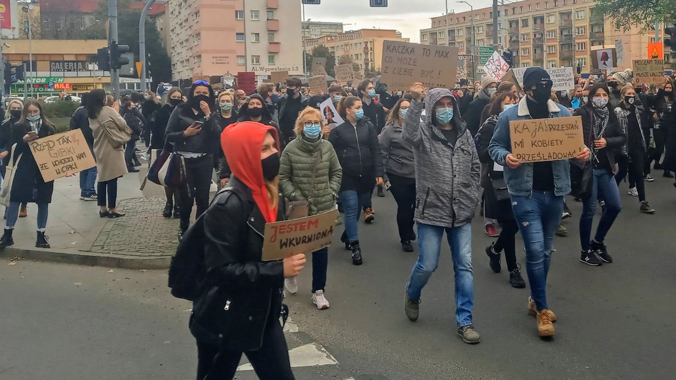 Protest kobiet w Szczecinie - 28.10.2020