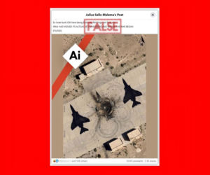 Amerykanie mieli zbombardować samoloty… namalowane na lotnisku. Tak powstają fejki