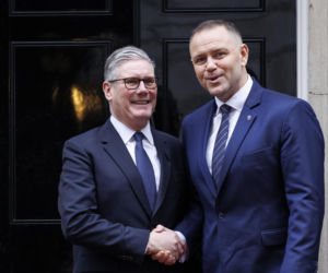 Karol Nawrocki, Keir Starmer