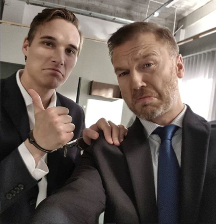 M jak miłość. Olek (Maurycy Popiel), Andrzej Budzyński (Krystian Wieczorek)