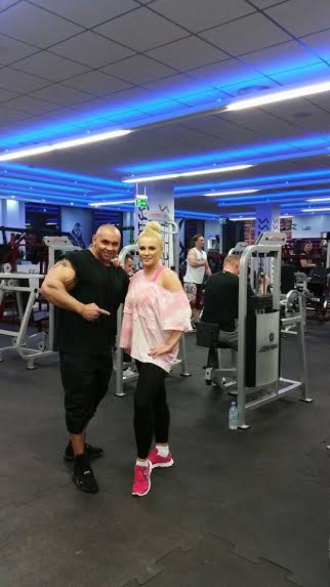 Justyna Mosiej na siłowni