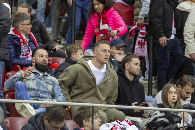 Znane osoby na meczu Polska - Albania w barażach o awans na Mistrzostwa Świata. Zobacz zdjęcia