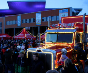 Ciężarówka Coca-Coli w Szczecinie