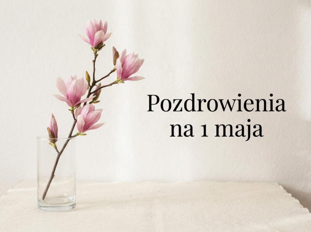 kartka na dzień dobry 1 maja