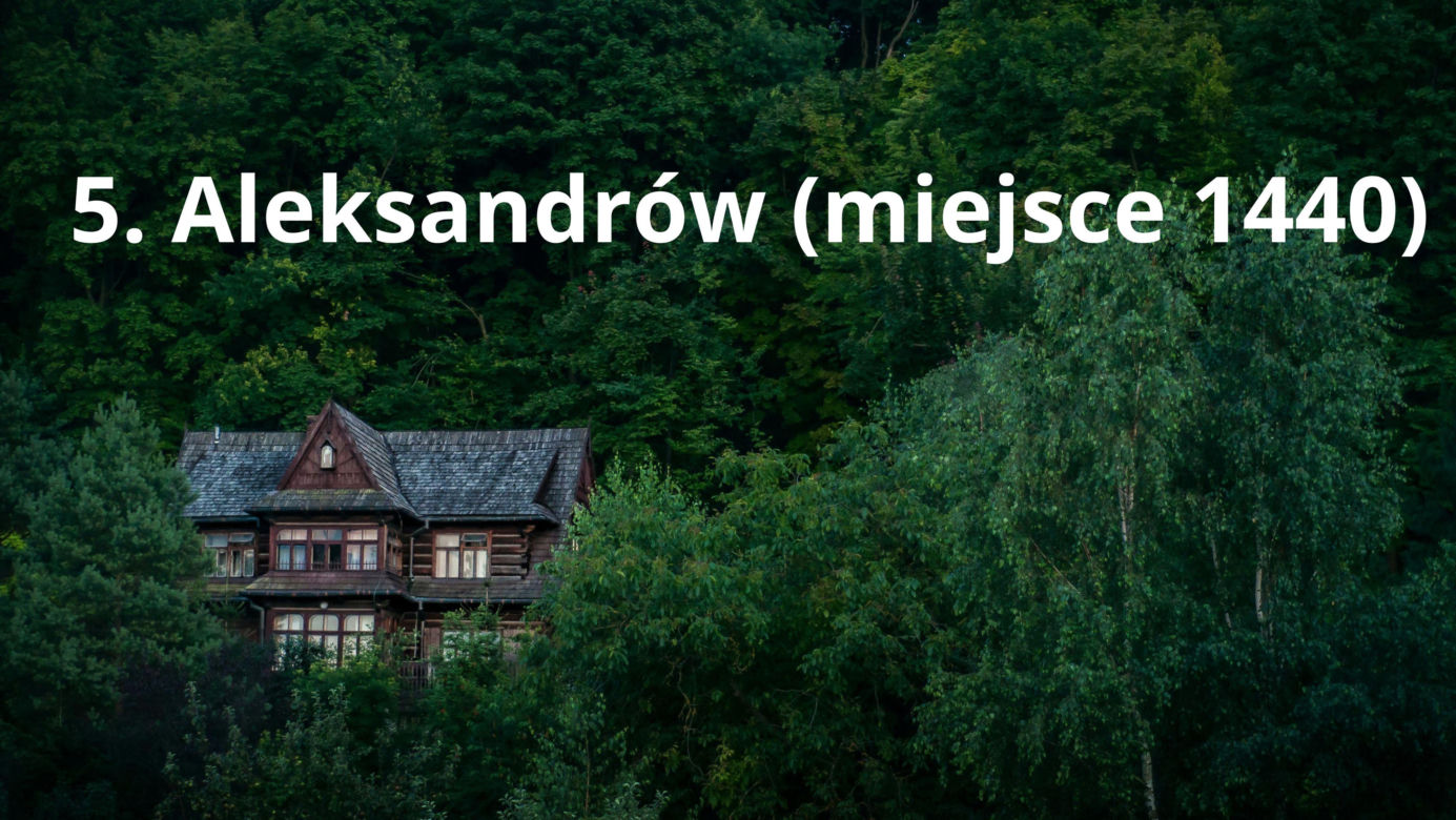 5. Aleksandrów (miejsce 1440)