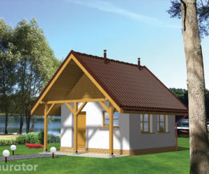 Projekt GC59a Budynek gospodarczy