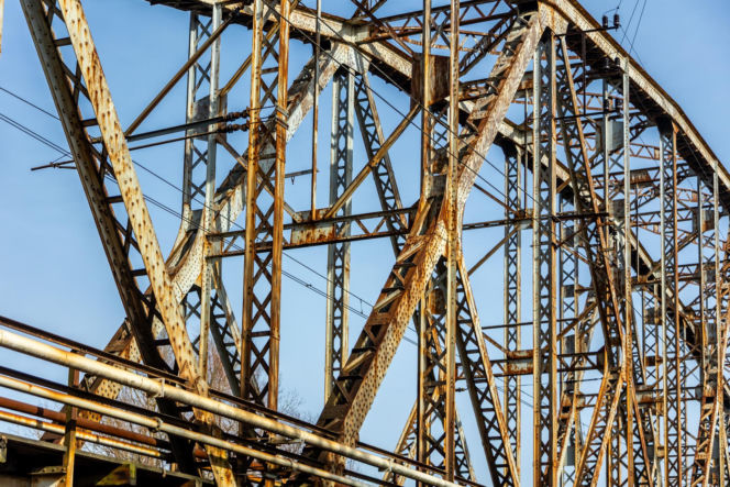 Stary most nad Wisłą w Górze Kalwarii