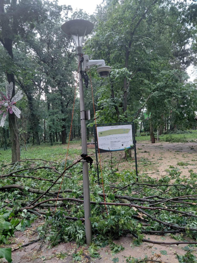 Ogromne straty po burzy nad regionem