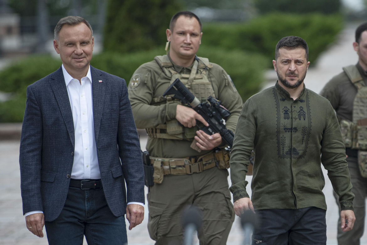 Andrzej Duda i Wołodymyr Zełenski
