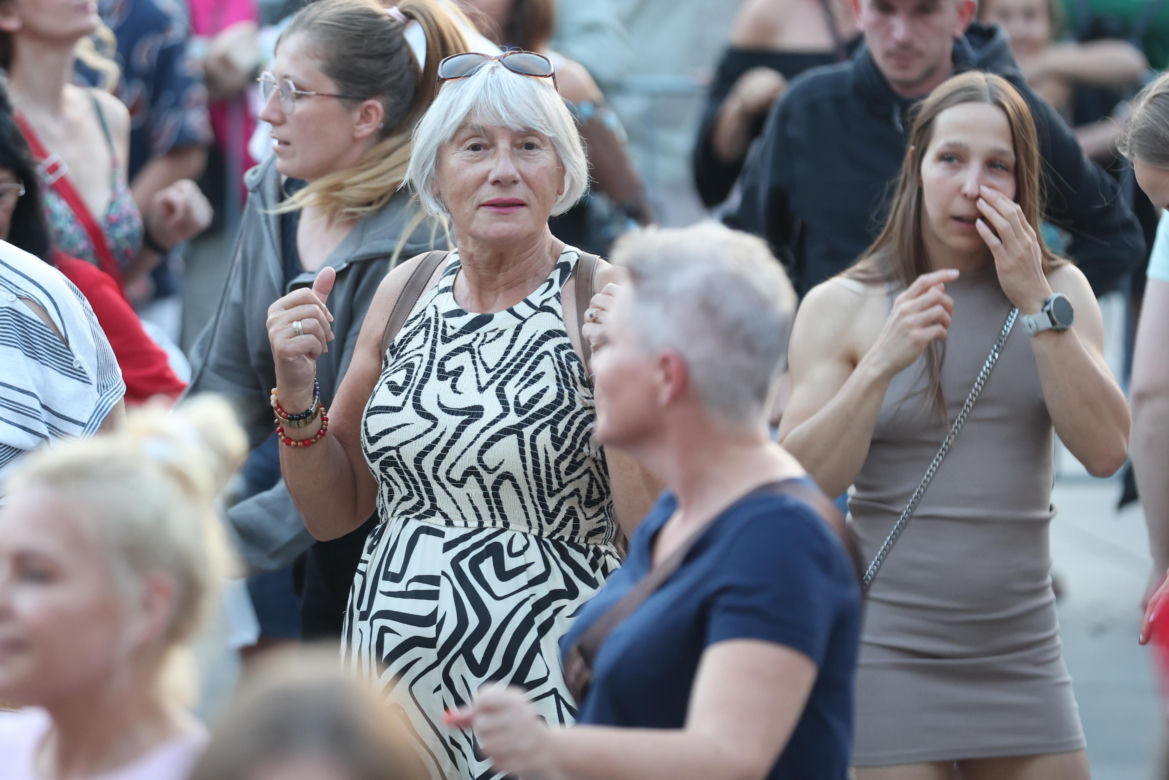 Potańcówka w Katowicach na Rynku "Roztańczony Wyspiański"