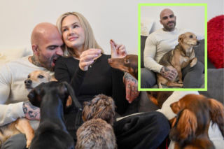 Tak Akop Szostak mieszka z piękną narzeczoną i uroczymi siedmioma psiakami! Para szykuje się do ślubu