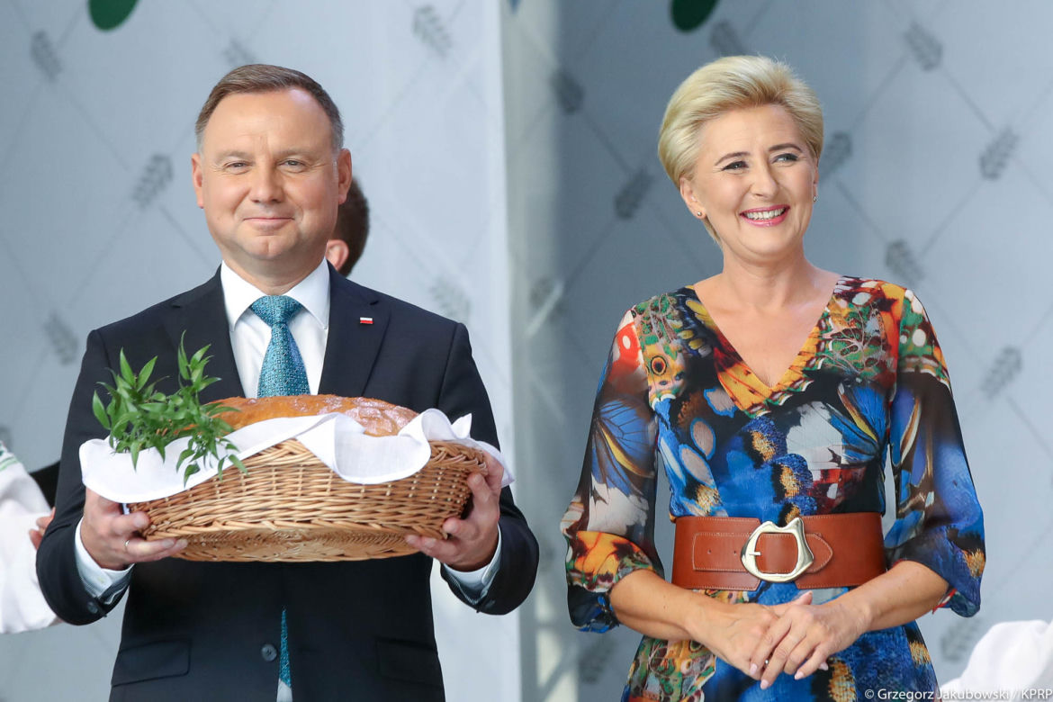 Para prezydencka na dożynkach