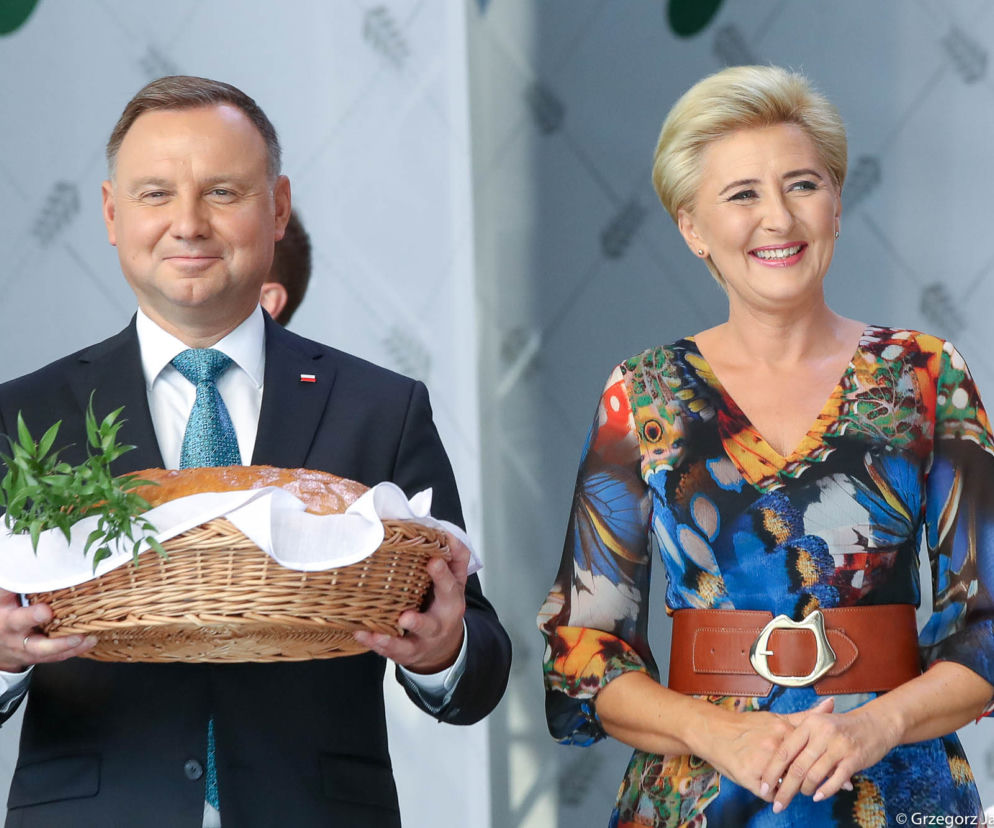 Para prezydencka na dożynkach