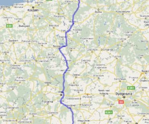 Trasa 11 Poznań-Ustka mapka