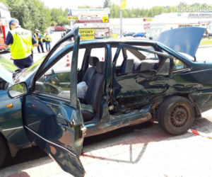 Kolizja Audi i Daewoo. Nie żyje 93-latek