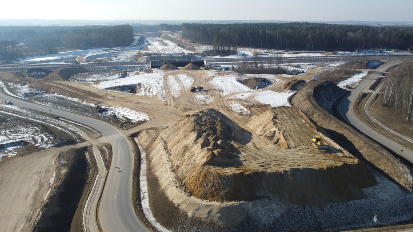 S19 Krynice-Białystok Zachód w budowie