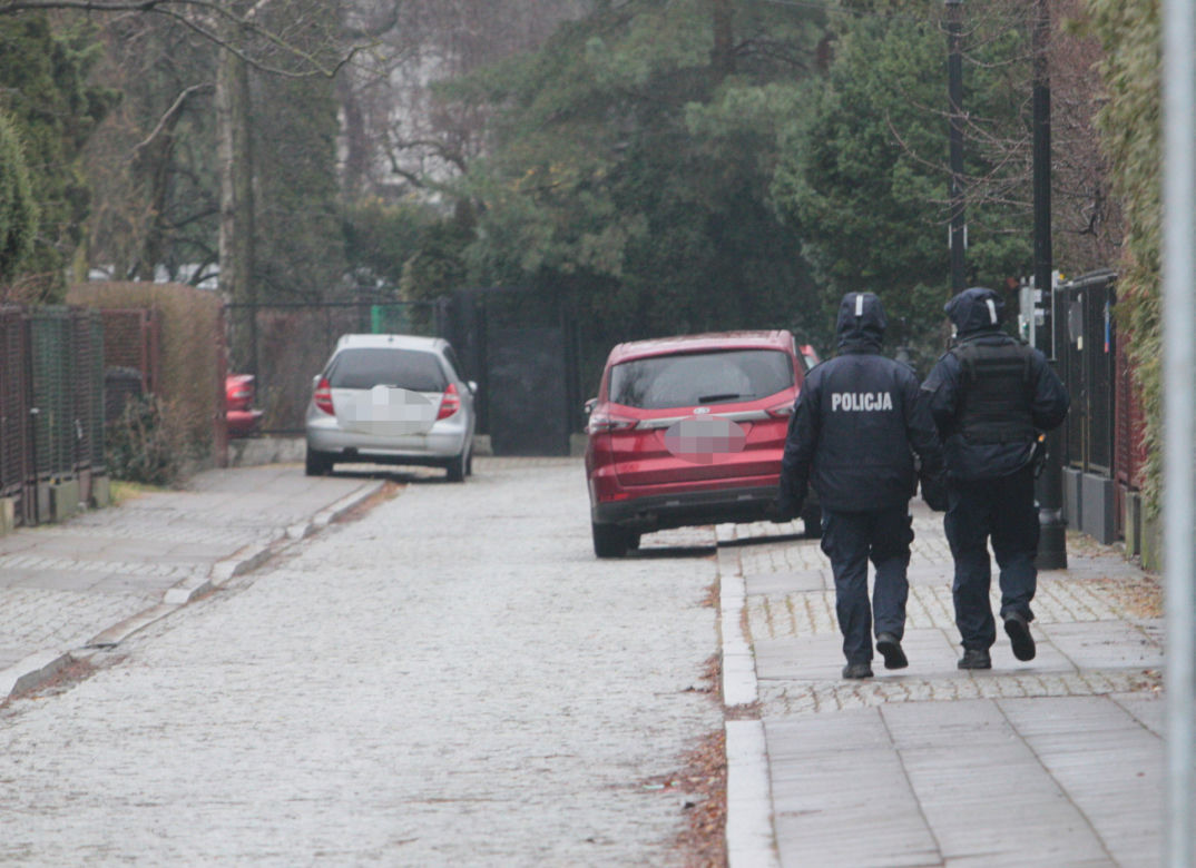 Policja pilnuje domu Jarosława Kaczyńskiego w Sylwestra