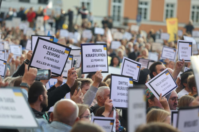 35 lat niepodległej Ukrainy. Obchody na Placu Zamkowym w Warszawie