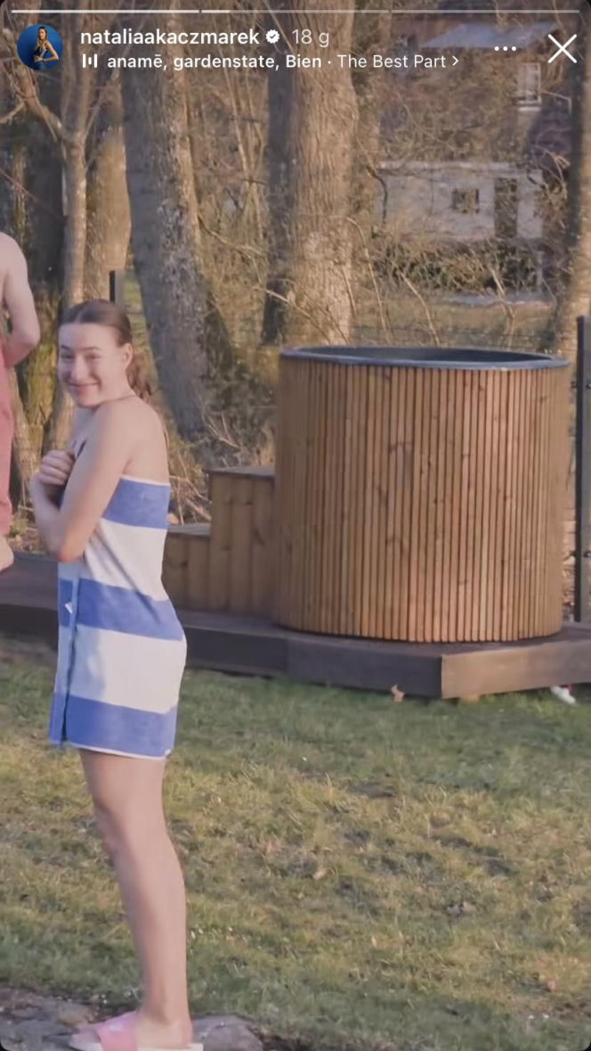 Natalia Bukowiecka w święta morsowała z siostrą