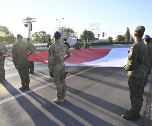 Próba generalna defilady wojskowej w Warszawie