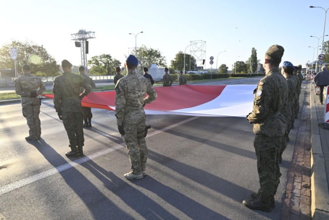Próba generalna defilady wojskowej w Warszawie