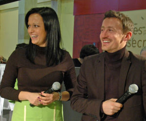 Adam Małysz i Izabela Małysz