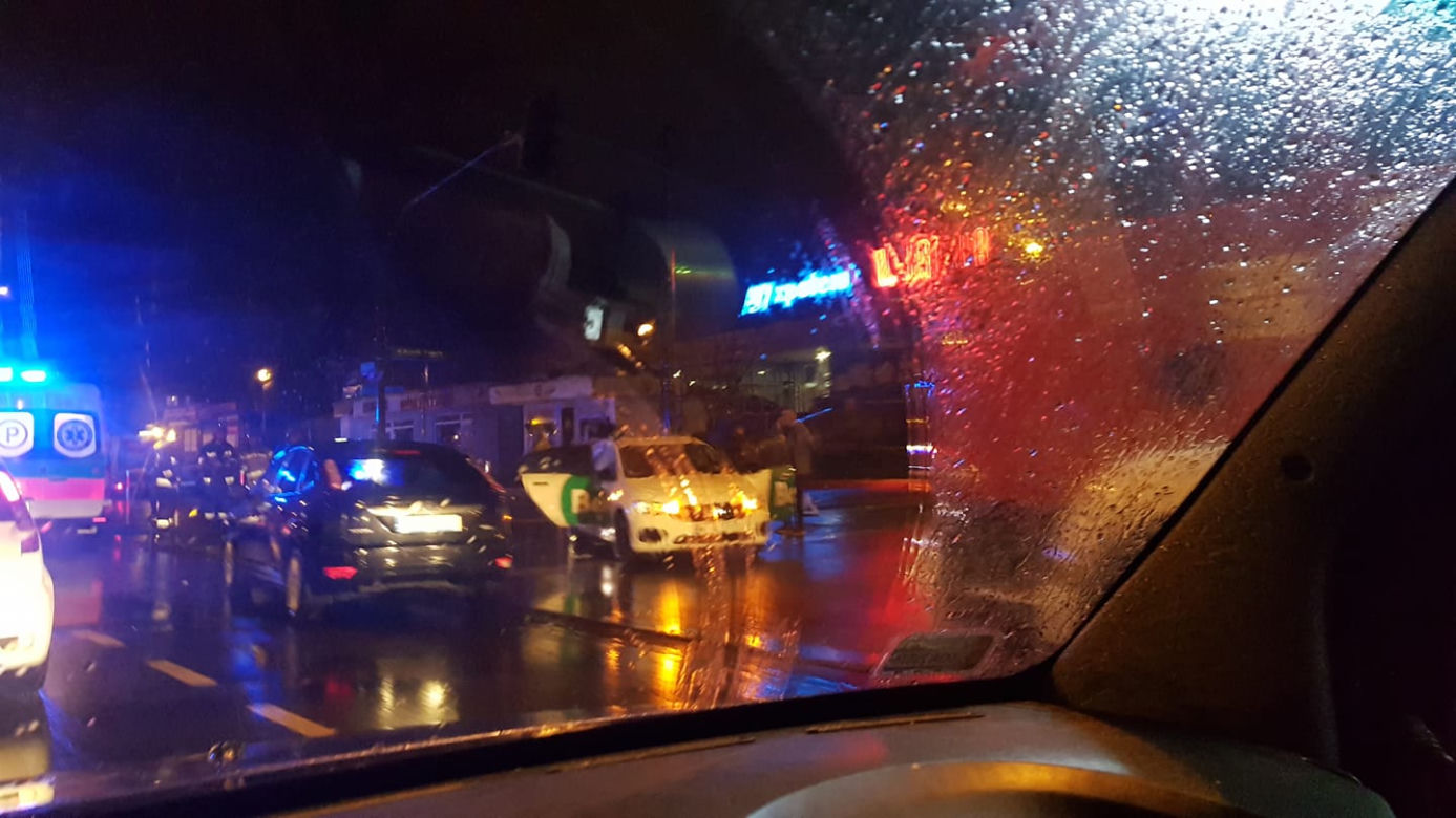 Białystok. Bolt zderzył się z osobówką