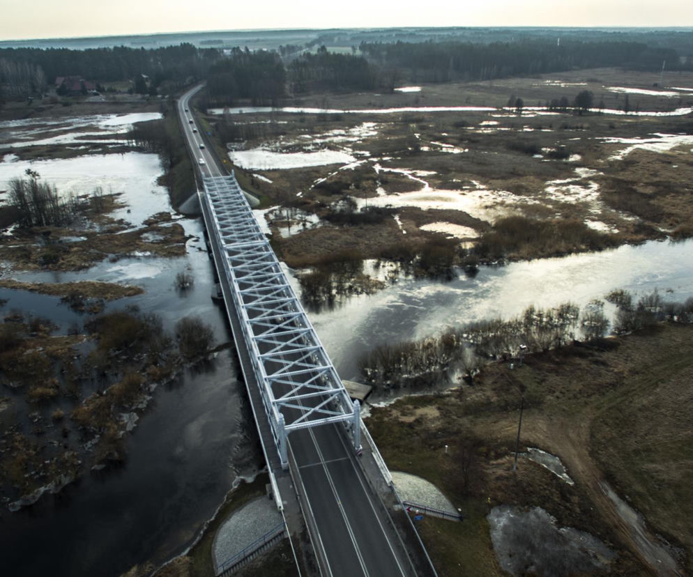 Rozlewiska rzeki Narew. Niesamowite zdjęcia z drona [ZDJĘCIA]
