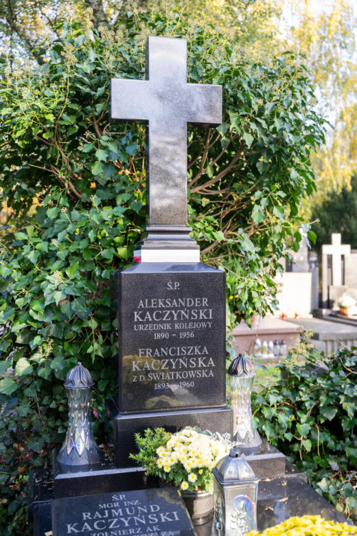Tak wygląda grób Rajmunda Kaczyńskiego