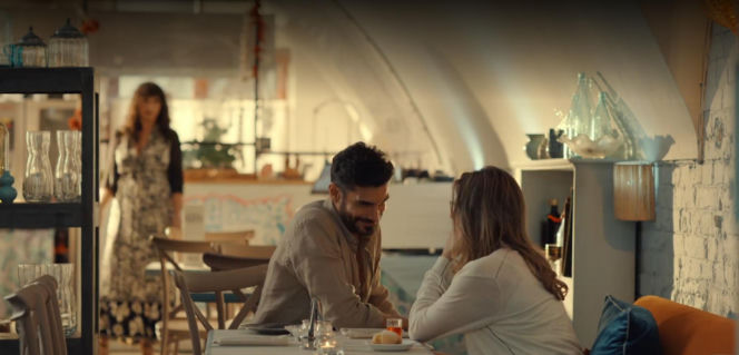 Felicita odc. 3. Zośka (Laura Breszka), Marco (Alessandro Parrello), Francesca (Monika Mariotti)