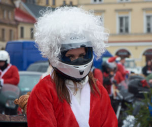 MotoMikołaje na ulicach Lublina! Odwiedzili dzieci w szpitalach