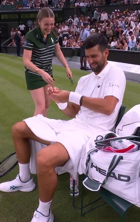 Novak Djokovic przestraszył dziewczynę