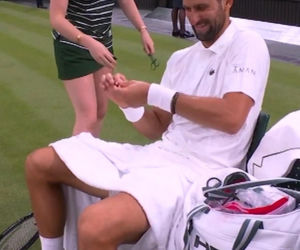 Novak Djokovic przestraszył dziewczynę