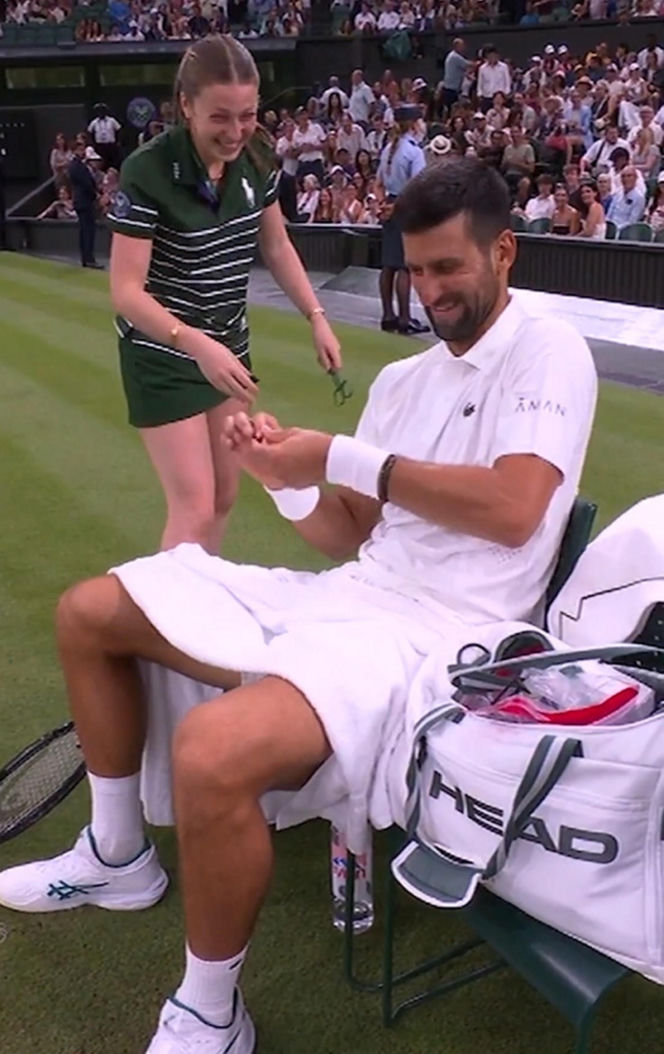 Novak Djokovic przestraszył dziewczynę