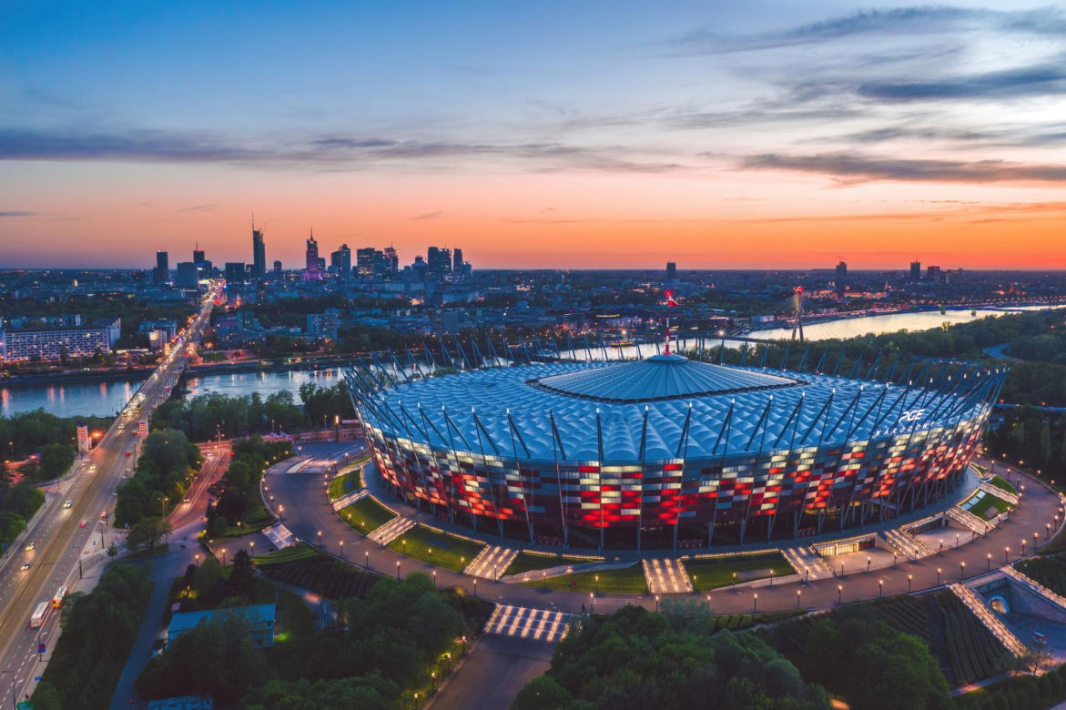 Największy stadion w Polsce: PGE Narodowy w Warszawie