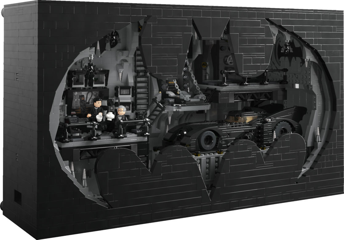 LEGO „Batman Returns” Shadow Box z Jaskini Batmana