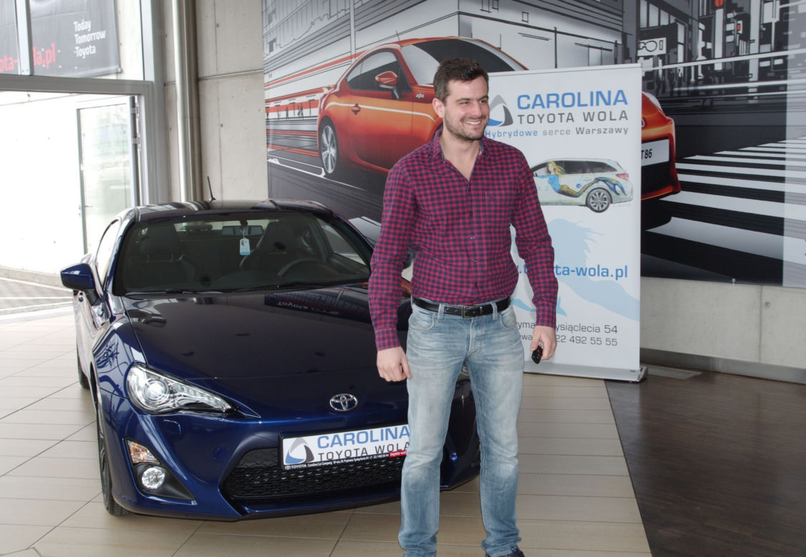 Antoni Pawlicki kupił sportową Toyotę GT86